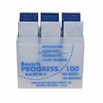 BAUSCH ARTICULATING PAPER WITH PROGRESSIVE COLOUR TRANSFER - 100Μ MICRONS