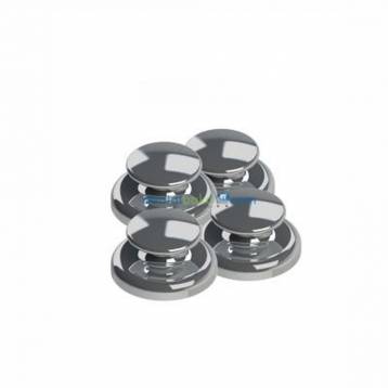 CAPTAIN ORTHO BONDABLE BUTTONS CURVED 10/PK