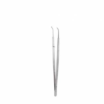 GDC Gerald Micro Tissue Forcep # Curved # 1x2 (18cm) TPG4