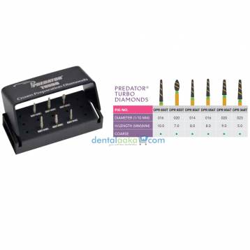 PRIMA DENTAL CROWN PREPARATION DIAMOND BUR KIT