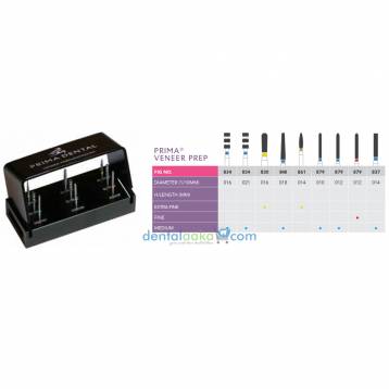 PRIMA DENTAL DIAMOND BUR VENEER PREPARATION KIT