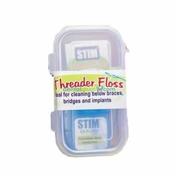 STIM THREADER FLOSS (5 MTS FLOSS & 5 PCS THREADER TIP)