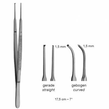 API PREMIUM Tissue Forceps Micro Gerald 1:1 / 1:2 Teeth